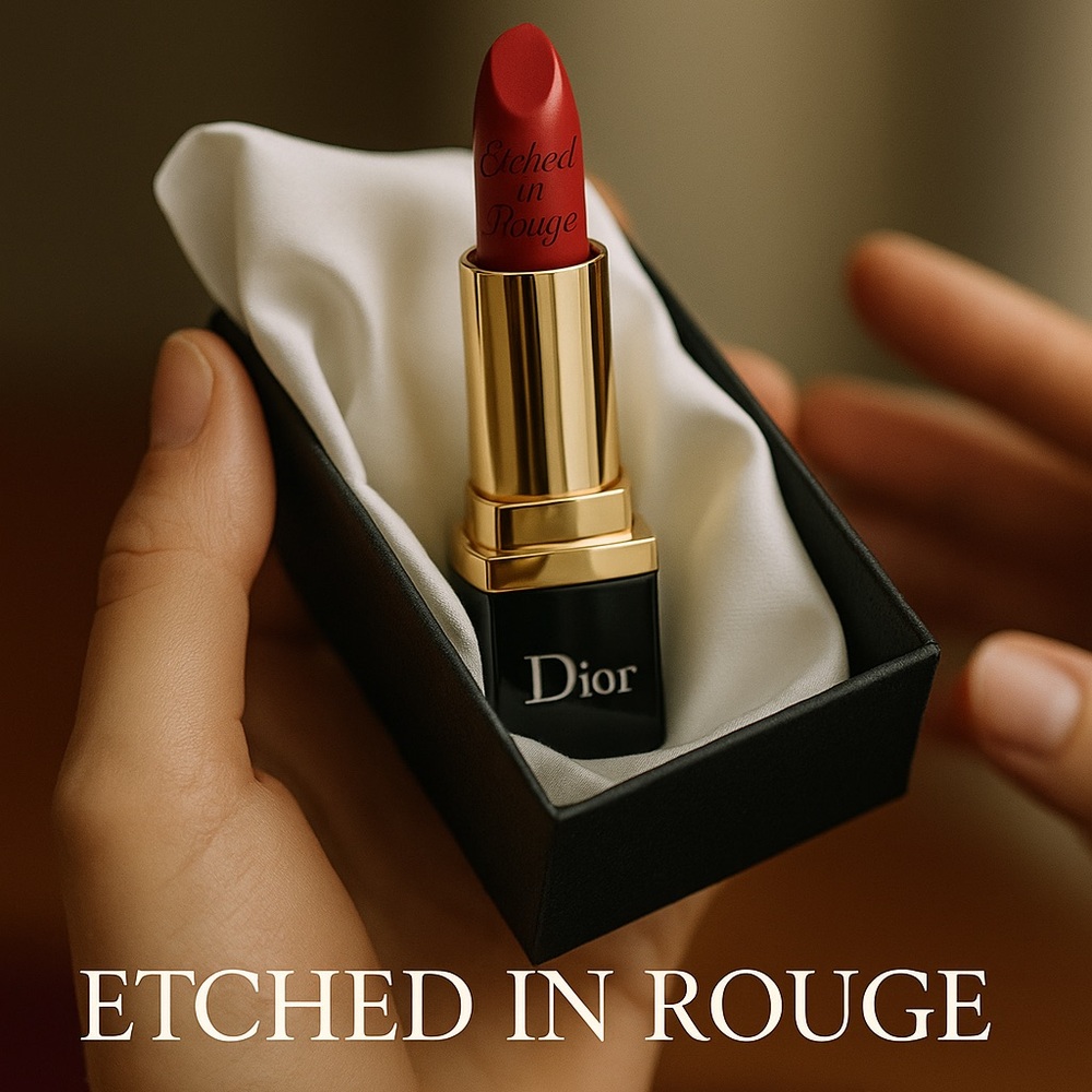 Dior Etched in Rouge Lipstick - Classic Red